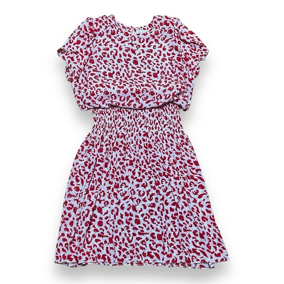 Vintage Dresses & Skirts - Vintage Joy Gordon Red And White Animal Print Dress Size 20